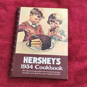 Hershey’s 1934 chocolate cookbook.